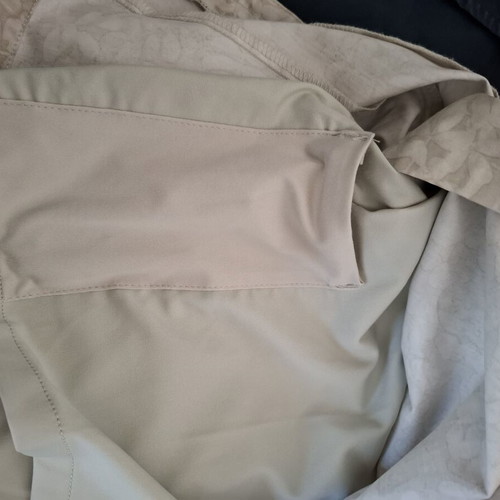 Shorts-skirt set of 3 pieces like new, XXL, gray and beige