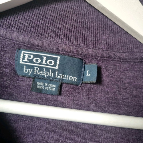 Polo Ralph Lauren πουλόβερ με φερμουάρ σαν καινούργιο, μέγεθος L, μωβ