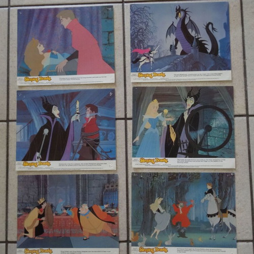 Sleeping Beauty Disney authentic movie photos set of 6, like new