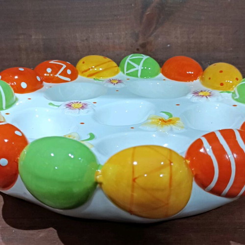 Vintage Easter egg platter new, late 90s