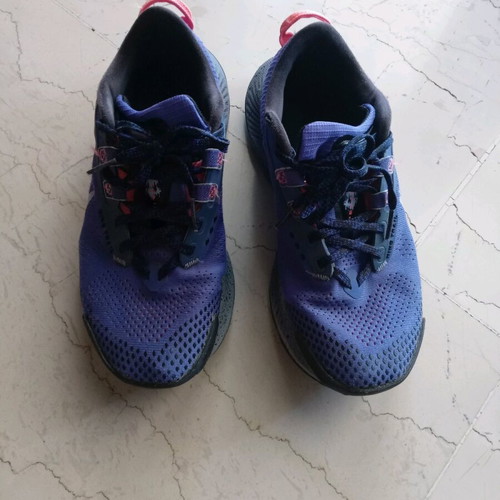 Nike Pegasus Trail athletic shoes used, size 36.5, purple
