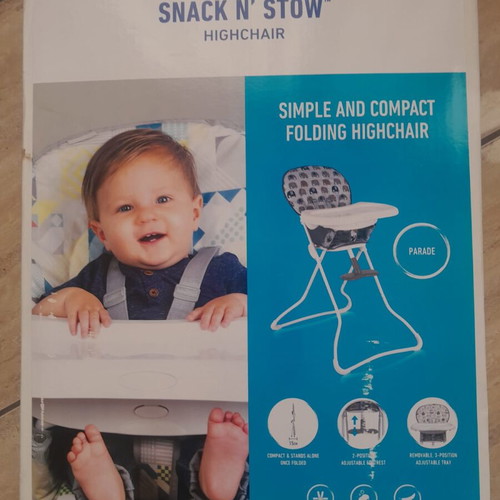 Graco Snack N Stow new baby high chair