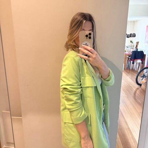 Vassia Kostara jacket like new, green, loose fit