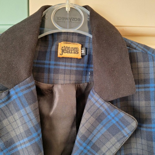 Fullah Sugah jacket used, size medium, black and blue