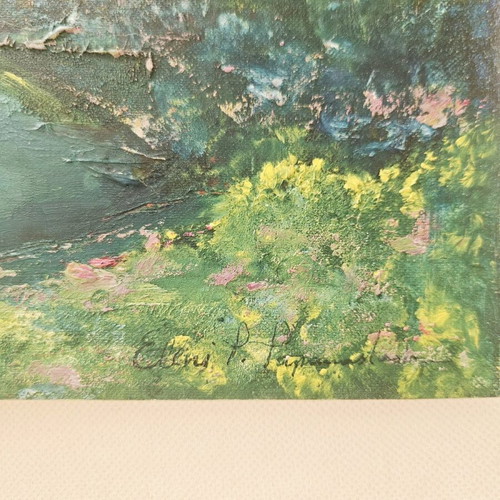 Original oil painting “It’s the spring in my heart” like new on canvas