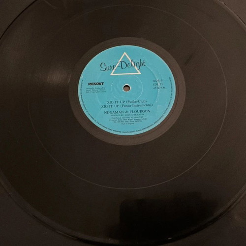 Ninja Man and Flourgon 12 inch vinyl used