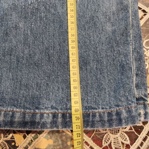Take Two Whale men's denim bermuda shorts, blue, size W30