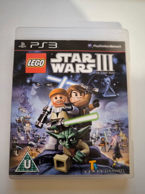 Lego Star Wars III The Clone Wars PS3 game like new