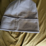 Gray knit cap used, size L