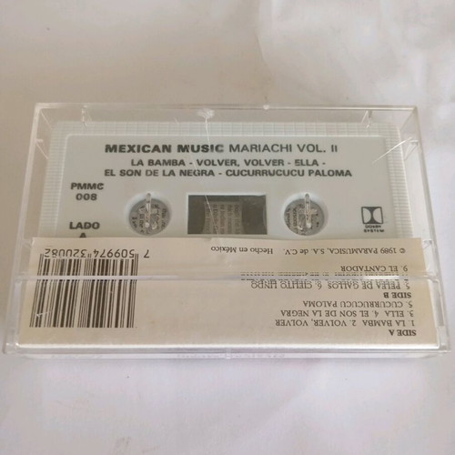 Mexican Music Mariachi Vol. II collectible cassette new, traditional