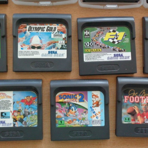Sega Game Gear games collection