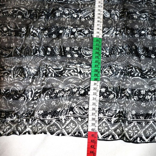 Siam Silk Black Batik Scarf 1.5x0.4m New