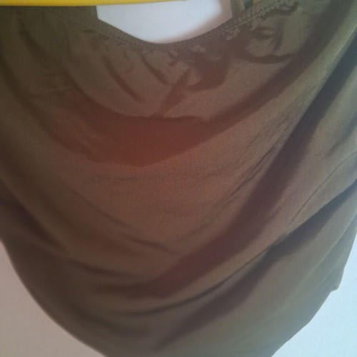 Maxi pencil skirt and crop top set khaki, like new, Shein