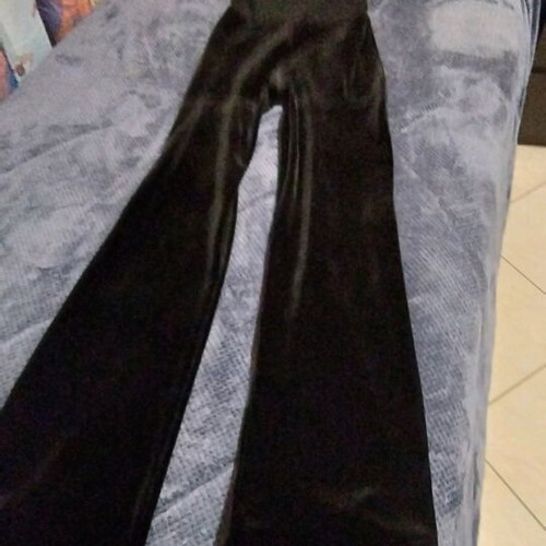 Velvet evening jumpsuit with waist transparency medium like new