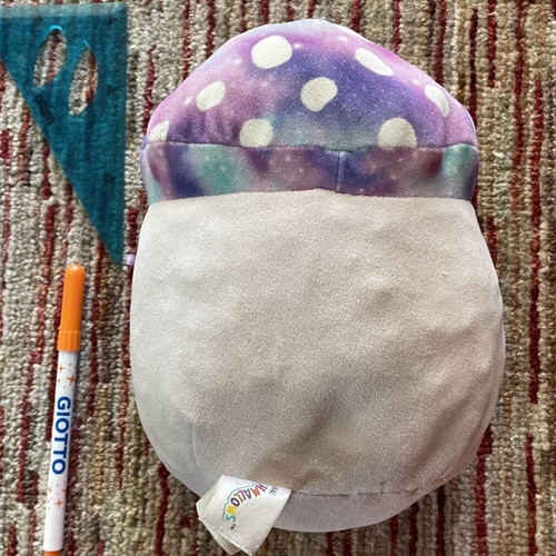 Squishmallows Mushroom Plush Toy used, approx 15cm