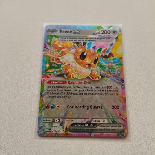 Prismatic Evolutions Eevee EX card new
