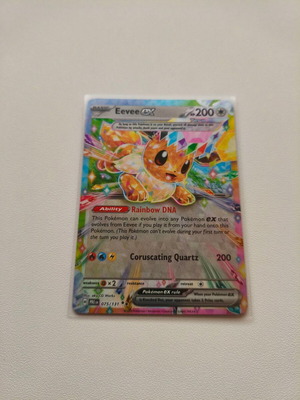 Prismatic Evolutions Eevee EX card new