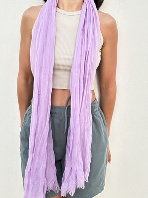 Lilac pashmina scarf like new