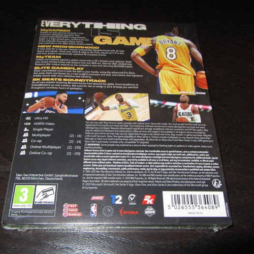 NBA 2K21 Mamba Forever Edition Xbox One new sealed