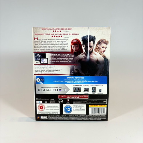 The Wolverine Blu-ray movie like new with English subtitles