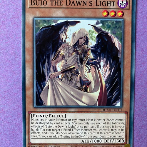 Buio the Dawn's Light Yu-Gi-Oh! Card 1st Edition Near Mint