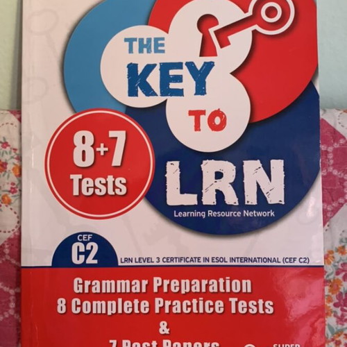 LRN C2 English Grammar Preparation Book with Practice Tests