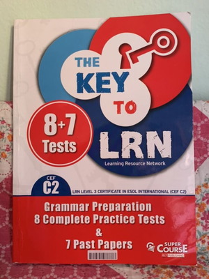 LRN C2 English Grammar Preparation Book with Practice Tests