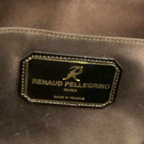 Renaud Pellegrino Paris leather and suede brown handbag like new