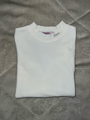 Froggy long-sleeve white shirt for girl like new, 92 cm