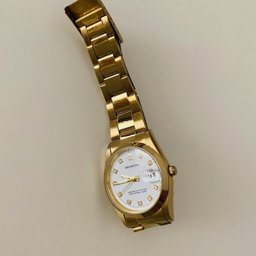 Watch gold color used, women's