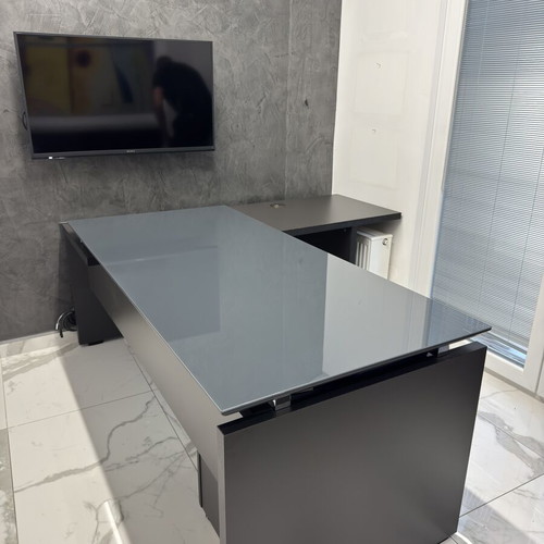 Office furniture set like new, desk 170x80cm, auxiliary 170x60cm, drawer unit