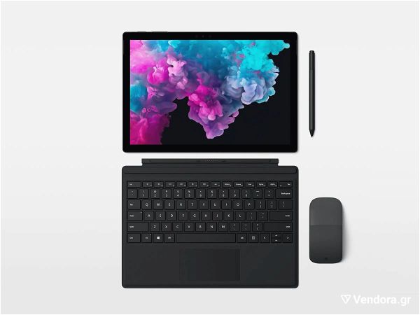  sillektiko Laptop/Tablet 2 se 1 Microsoft Surface Pro 6 sfragismeno, engiisi, apodixi alisidas