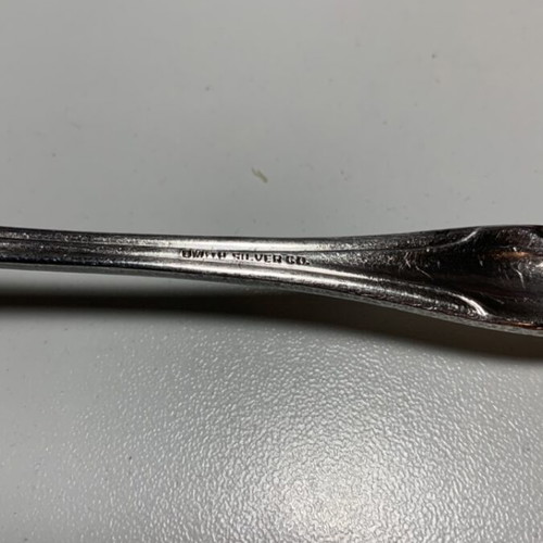 Art Deco Silver-Plated Forks used, set of 6 with hallmarks