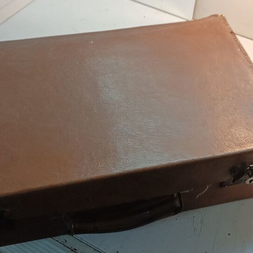 Small vintage suitcase used, circa 1890-1900