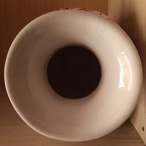 Porcelain vase collectible used, large size, decorative