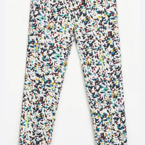 Zara colourful fabric trouser like new, size L 40 12