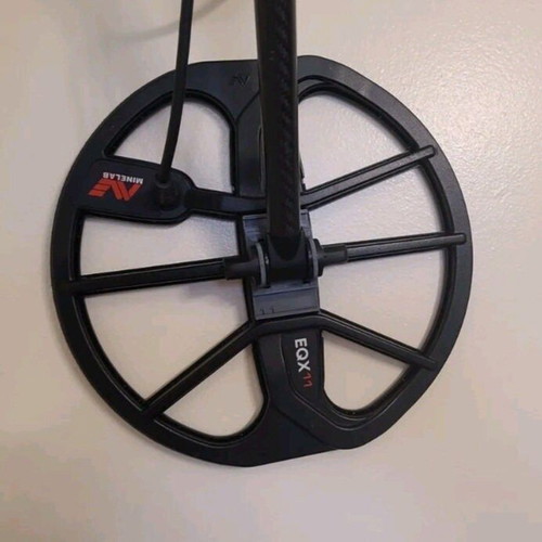 Minelab Equinox 800 metal detector used with 11” coil and headphones