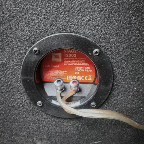 JBL Stage 1200s Subwoofer 12" used, car audio
