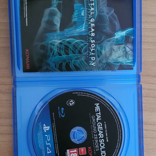 Metal Gear Solid V Ground Zeroes PS4 game Europe version
