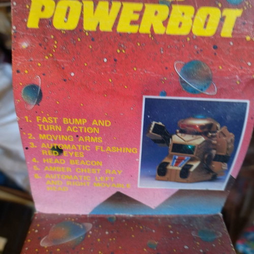 Powerbot plastic robot from the 90s, from stock