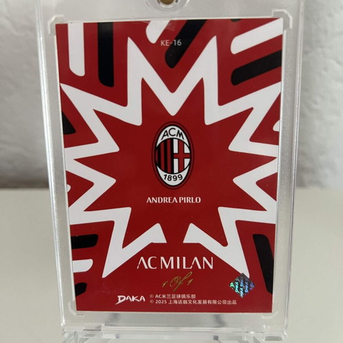 2024-25 DAKA AC Milan Andrea Pirlo Kaleidoscope Wave 1/1 card like new