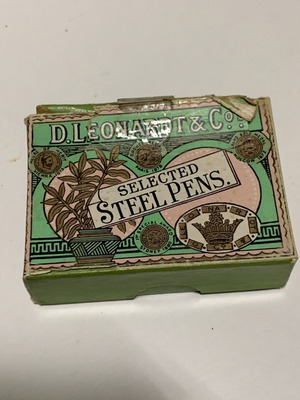 D. Leonardt & Co's steel pen nibs box new for dip pen