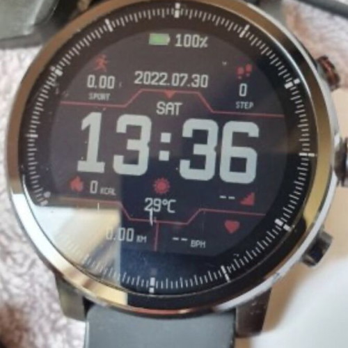 Amazfit Stratos smartwatch used, full set, long battery life