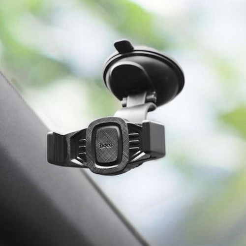 Hoco CA40 Refined Car Phone Holder black, new with suction cup