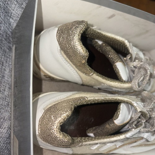 Rococo sneakers size 40 used, white beige