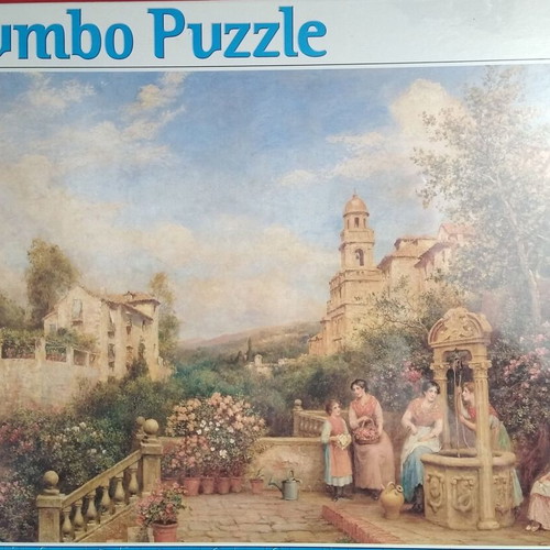Puzzle Jumbo 2000 new On a Terrace with cellophane