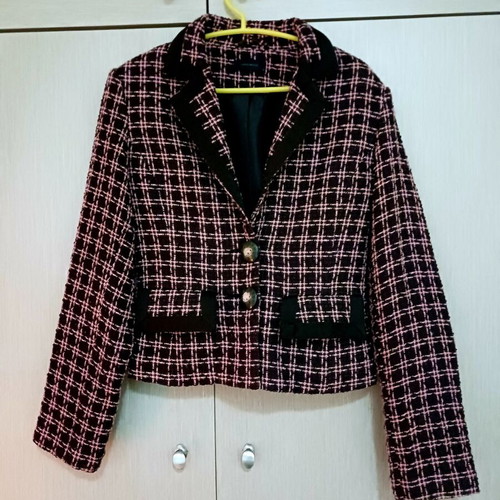 Vero Moda jacket size 38, brown and pink