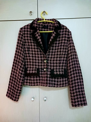 Vero Moda jacket size 38, brown and pink