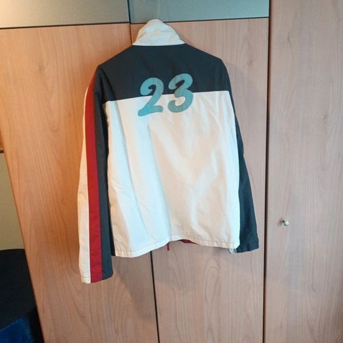 Basehit men's summer jacket size M like new, red and white