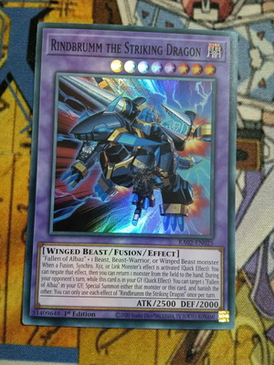 Rindbrumm The Striking Dragon κάρτα Yu-Gi-Oh! μεταχειρισμένη